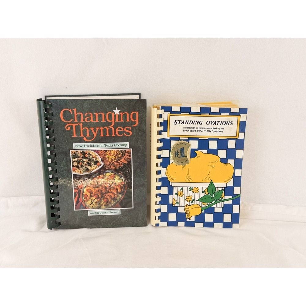 Cookbook Changing Thymes New Traditions Texas Cooking Austin Junior Forum